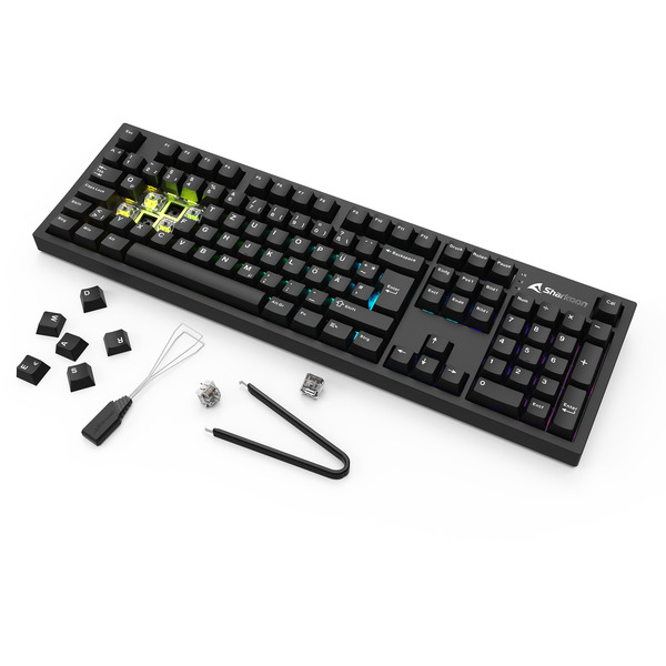 Sharkoon OfficePal KB70W Silent, Tastatur - Bild 8