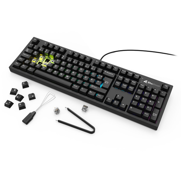 Sharkoon OfficePal KB70W Silent, Tastatur - Bild 9