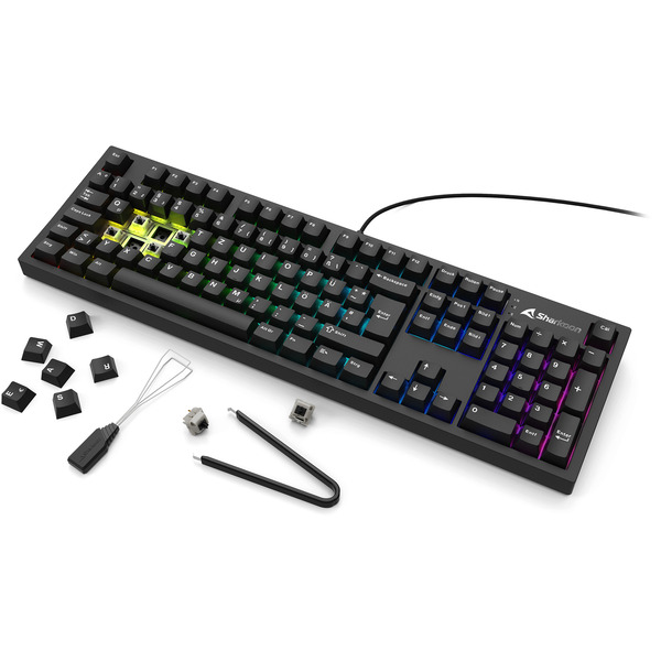 Sharkoon OfficePal KB70W, Tastatur - Bild 9