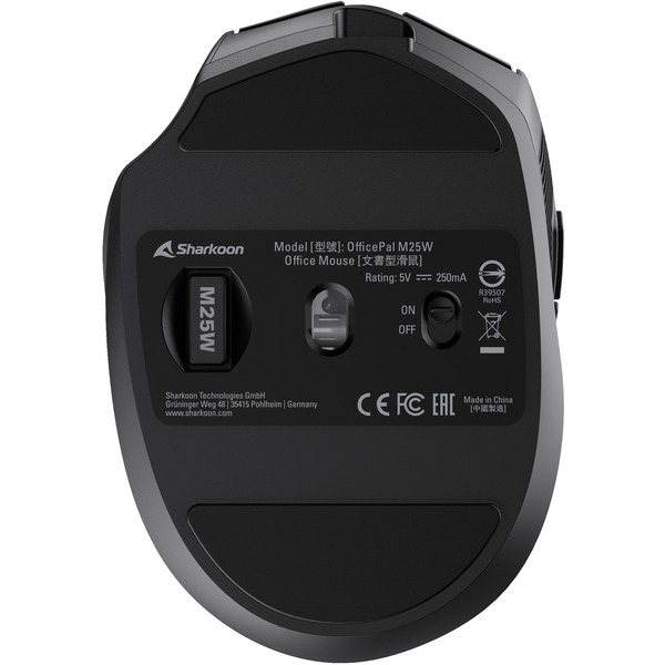 Sharkoon OfficePal M25W, Maus - Bild 5