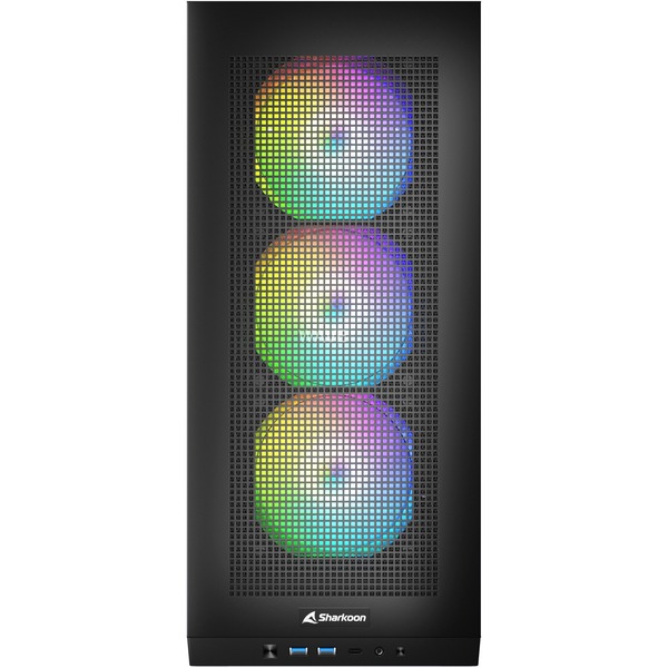 Sharkoon REBEL C20 ITX RGB, Tower-Gehäuse - Bild 15