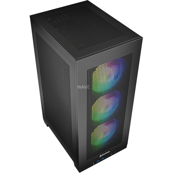 Sharkoon REBEL C20 ITX RGB, Tower-Gehäuse - Bild 16
