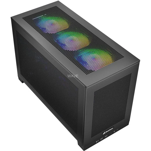 Sharkoon REBEL C20 ITX RGB, Tower-Gehäuse - Bild 3