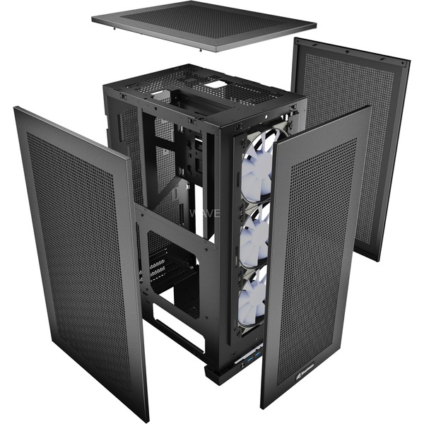 Sharkoon REBEL C20 ITX RGB, Tower-Gehäuse - Bild 22
