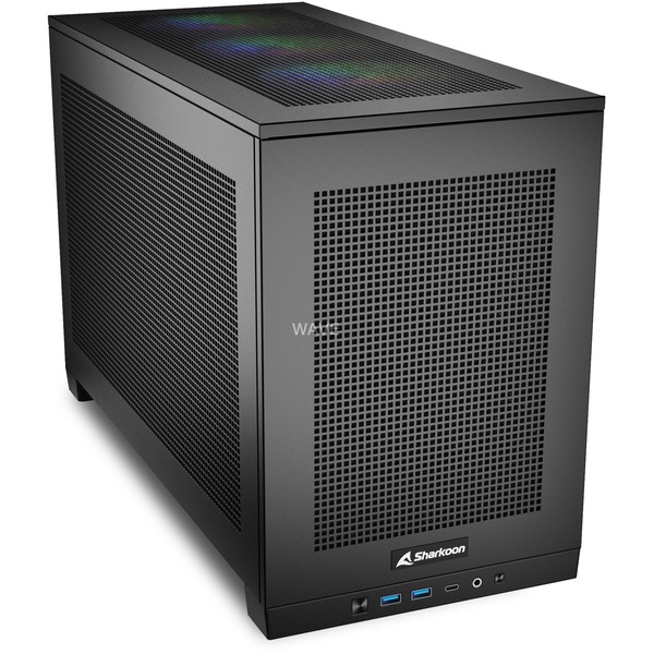 Sharkoon REBEL C20 ITX RGB, Tower-Gehäuse - Bild 4