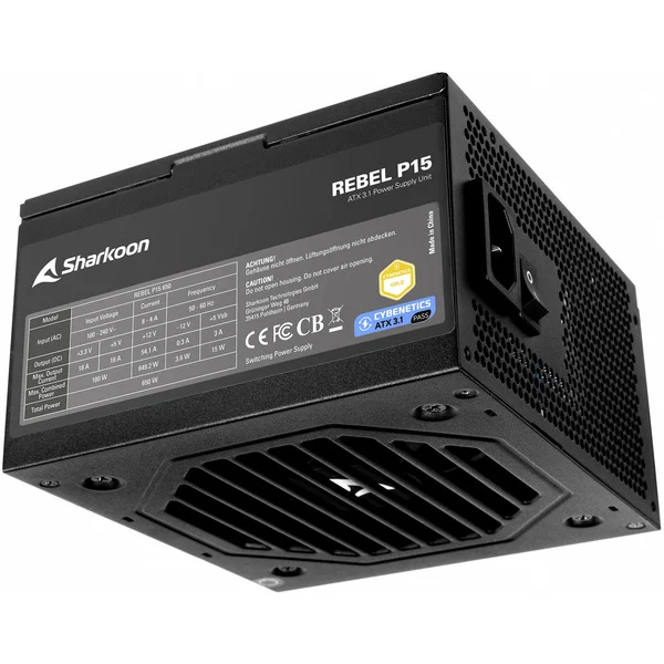 Sharkoon Rebel P15 650, PC-Netzteil - Bild 3