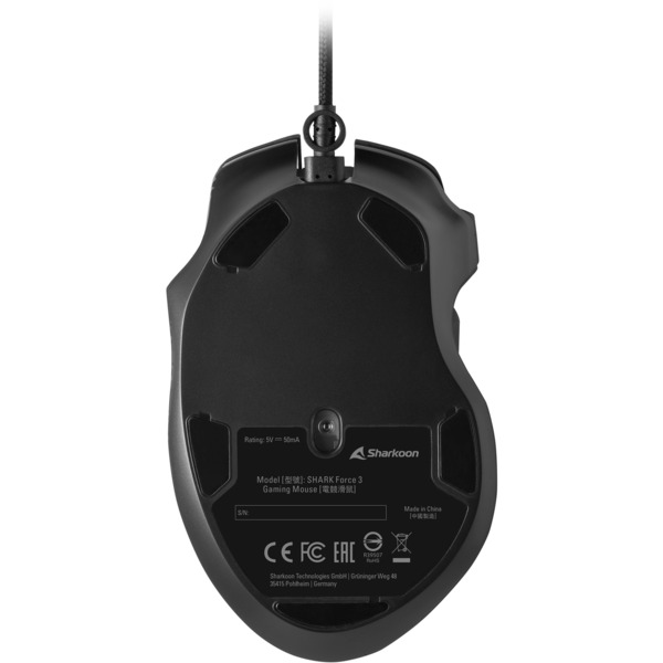 Sharkoon SHARK Force 3, Gaming-Maus - Bild 9