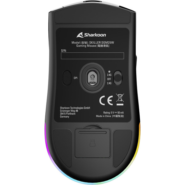 Sharkoon SKILLER SGM25W, Gaming-Maus - Bild 9