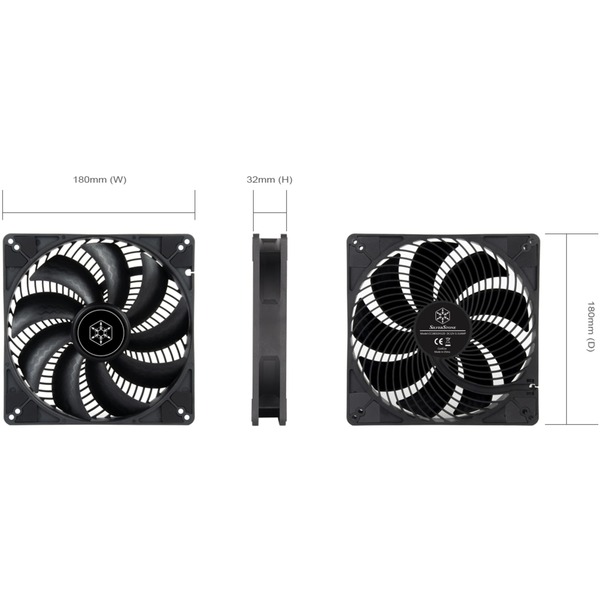 SilverStone SST-AP184i-PRO 180x180x32, Gehäuselüfter - Bild 12