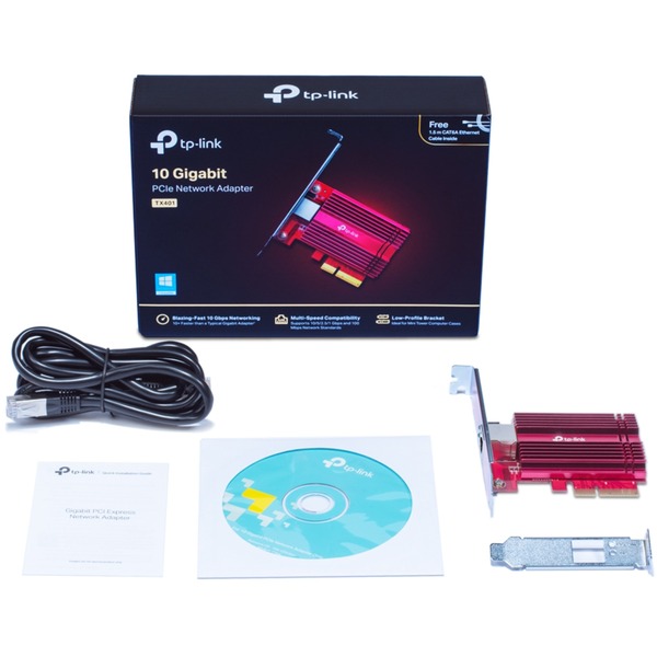 TP-Link TX401 10 Gigabit PCI Express, LAN-Adapter - Bild 4