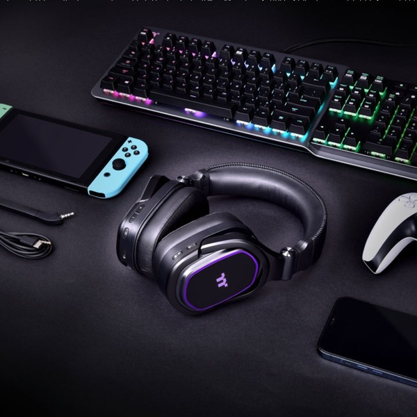 Thermaltake ARGENT H5 RGB Wireless, Gaming-Headset - Bild 6