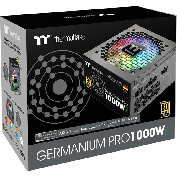 Thermaltake Germanium Pro RGB 1000W, PC-Netzteil - Bild 12