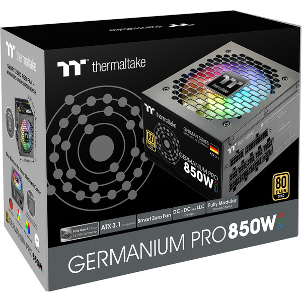Thermaltake Germanium Pro RGB 850W, PC-Netzteil - Bild 12