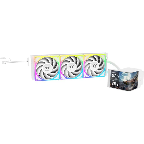 Thermaltake MAGCurve 360 Ultra AIO ARGB Snow Edition, Wasserkühlung - Bild 2