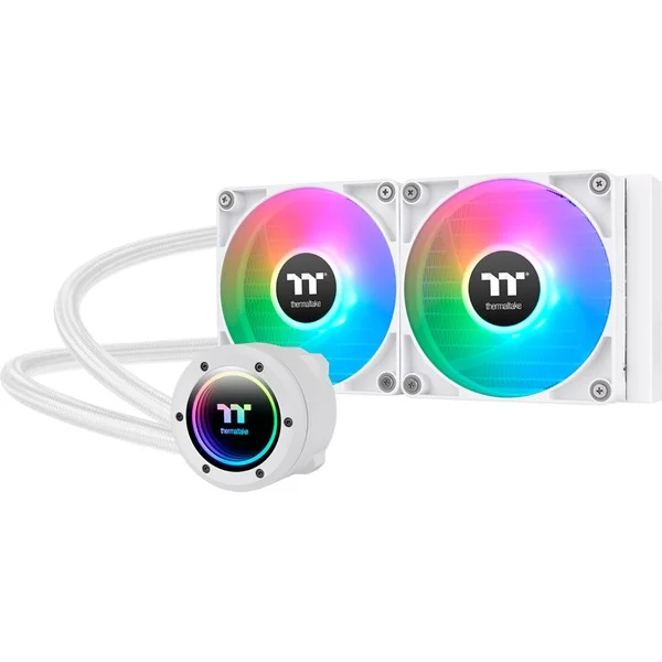 Thermaltake TH240 V2 ARGB Sync AIO Liquid Cooler Snow Edition, Wasserkühlung