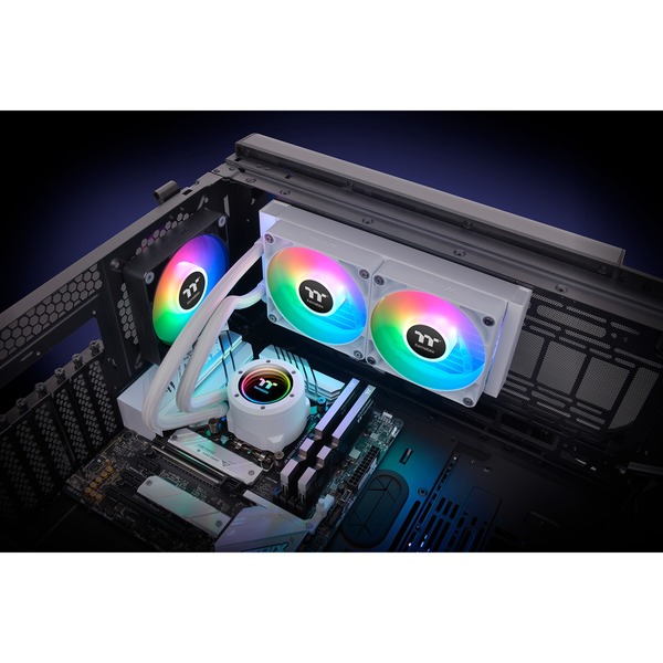 Thermaltake TH240 V2 ARGB Sync AIO Liquid Cooler Snow Edition, Wasserkühlung - Bild 8