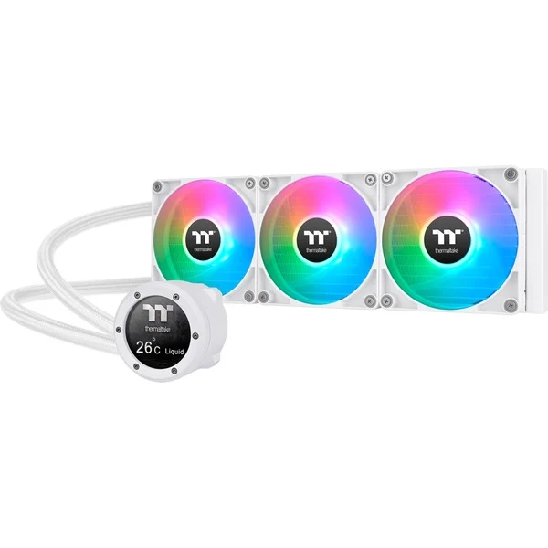 Thermaltake TH360 V2 Ultra ARGB Sync AIO Liquid Cooler Snow Edition, Wasserkühlung