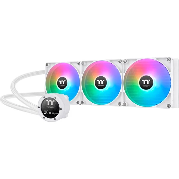 Thermaltake TH420 V2 Ultra ARGB Sync AIO Liquid Cooler Snow Edition, Wasserkühlung