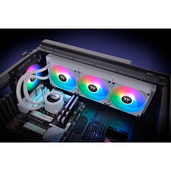 Thermaltake TH420 V2 Ultra ARGB Sync AIO Liquid Cooler Snow Edition, Wasserkühlung - Bild 13
