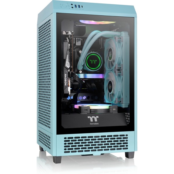 Thermaltake The Tower 200 Turquoise, Tower-Gehäuse - Bild 14