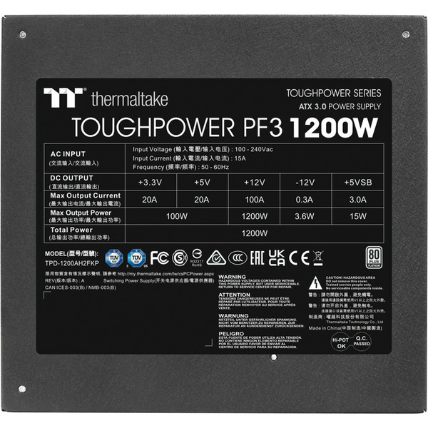 Thermaltake Toughpower PF3 1200W, PC-Netzteil - Bild 8