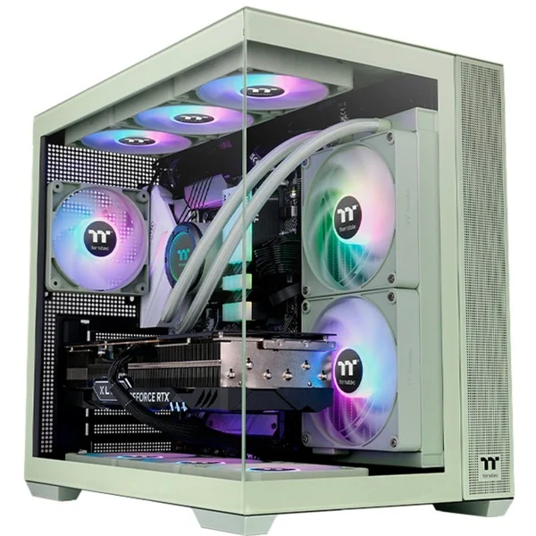 Thermaltake View 380 TG ARGB Matcha Green, Tower-Gehäuse