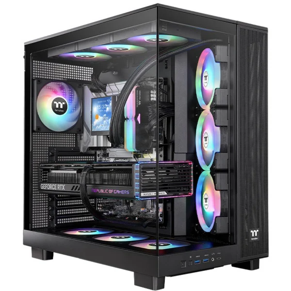 Thermaltake View 380 XL TG ARGB Black, Tower-Gehäuse