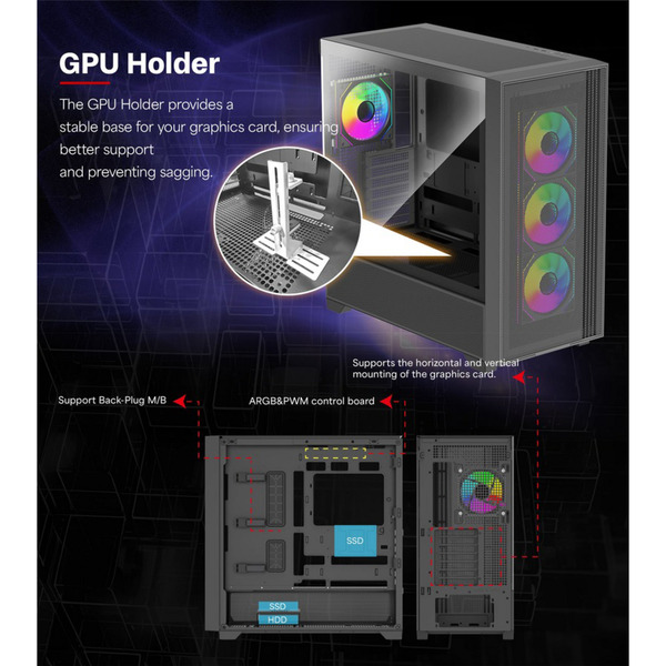 Xilence Flux X916.ARGB, Tower-Gehäuse - Bild 11