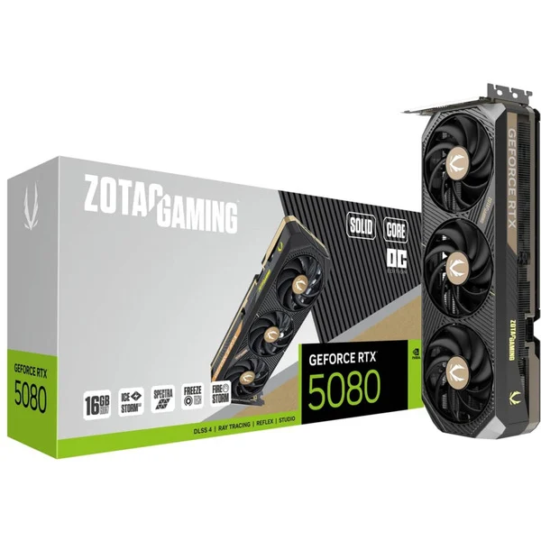 ZOTAC GeForce RTX 5080 SOLID CORE OC, Grafikkarte