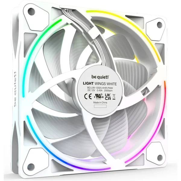 be quiet! Light Wings White 120mm PWM high-speed Triple Pack, Gehäuselüfter - Bild 2