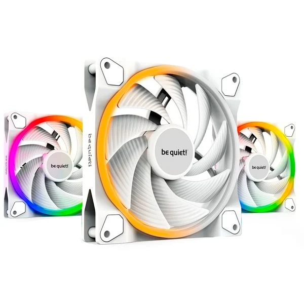 be quiet! Light Wings White 140mm PWM high-speed Triple Pack, Gehäuselüfter