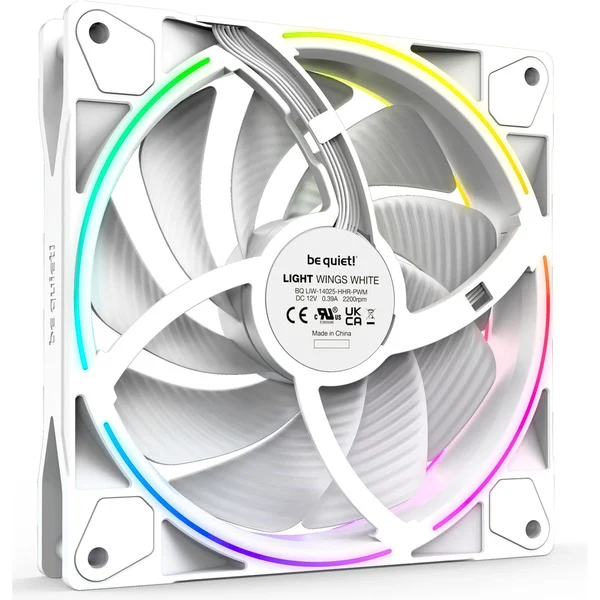 be quiet! Light Wings White 140mm PWM high-speed Triple Pack, Gehäuselüfter - Bild 2