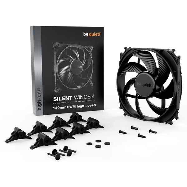 be quiet! Silent Wings 4 PWM high-speed 140x140x25, Gehäuselüfter - Bild 4