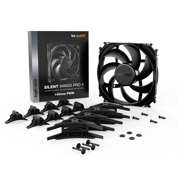 be quiet! Silent Wings PRO 4 PWM 140x140x25, Gehäuselüfter - Bild 5