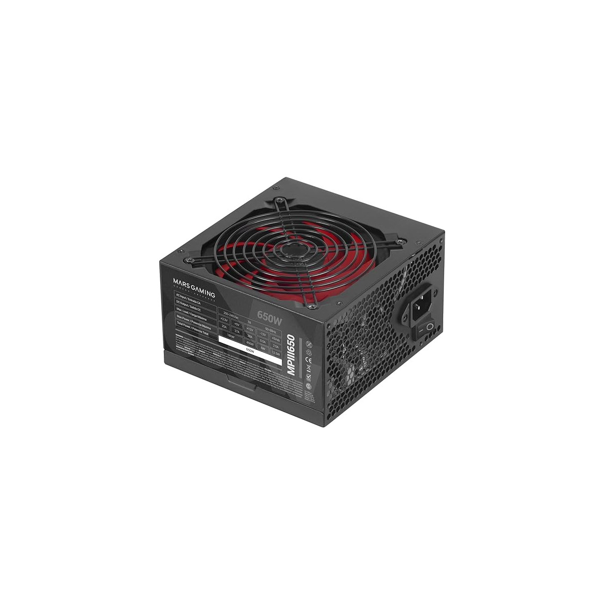 Mars Gaming MPIII650