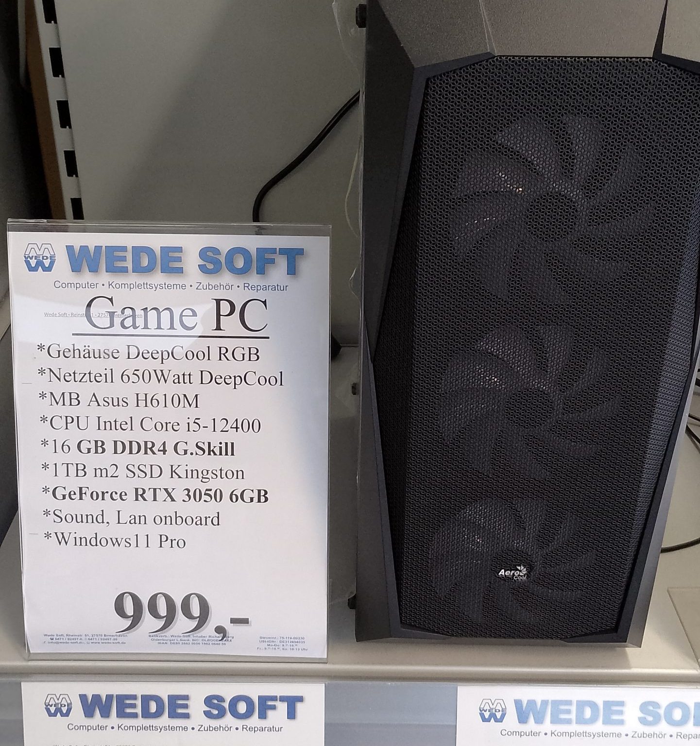Gaming PC i5-12400