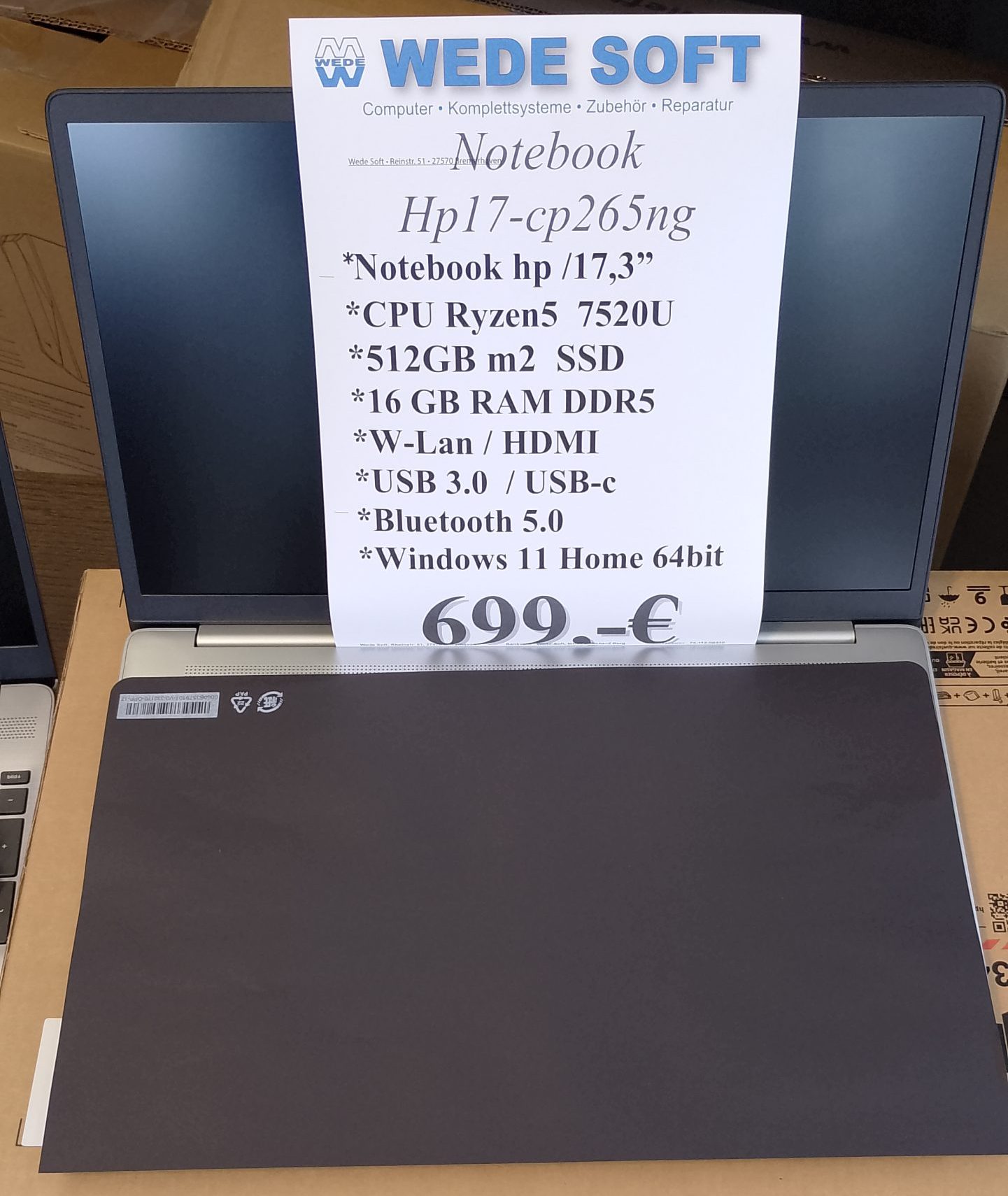 HP 17-CP265NG
