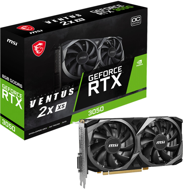 MSI GeForce RTX 3050 Ventus 2X 6G OC