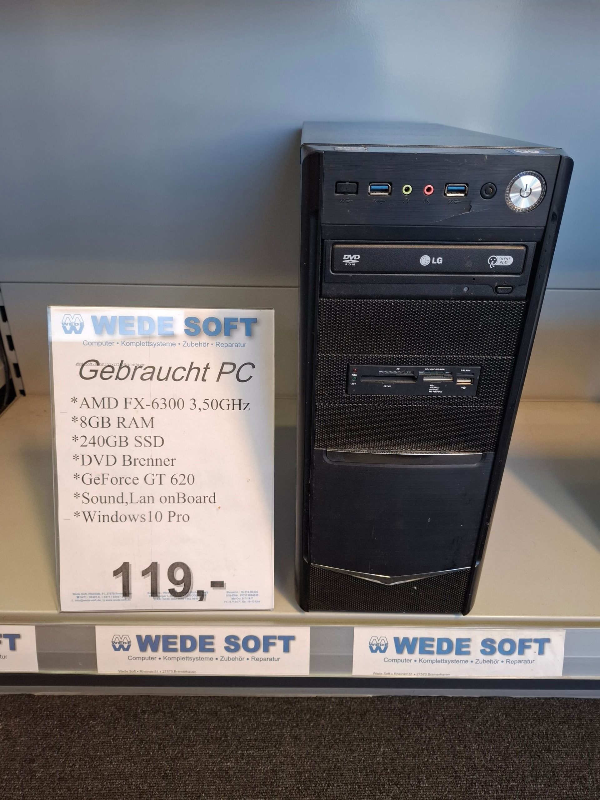 Office PC FX-6300 (Generalüberholt)