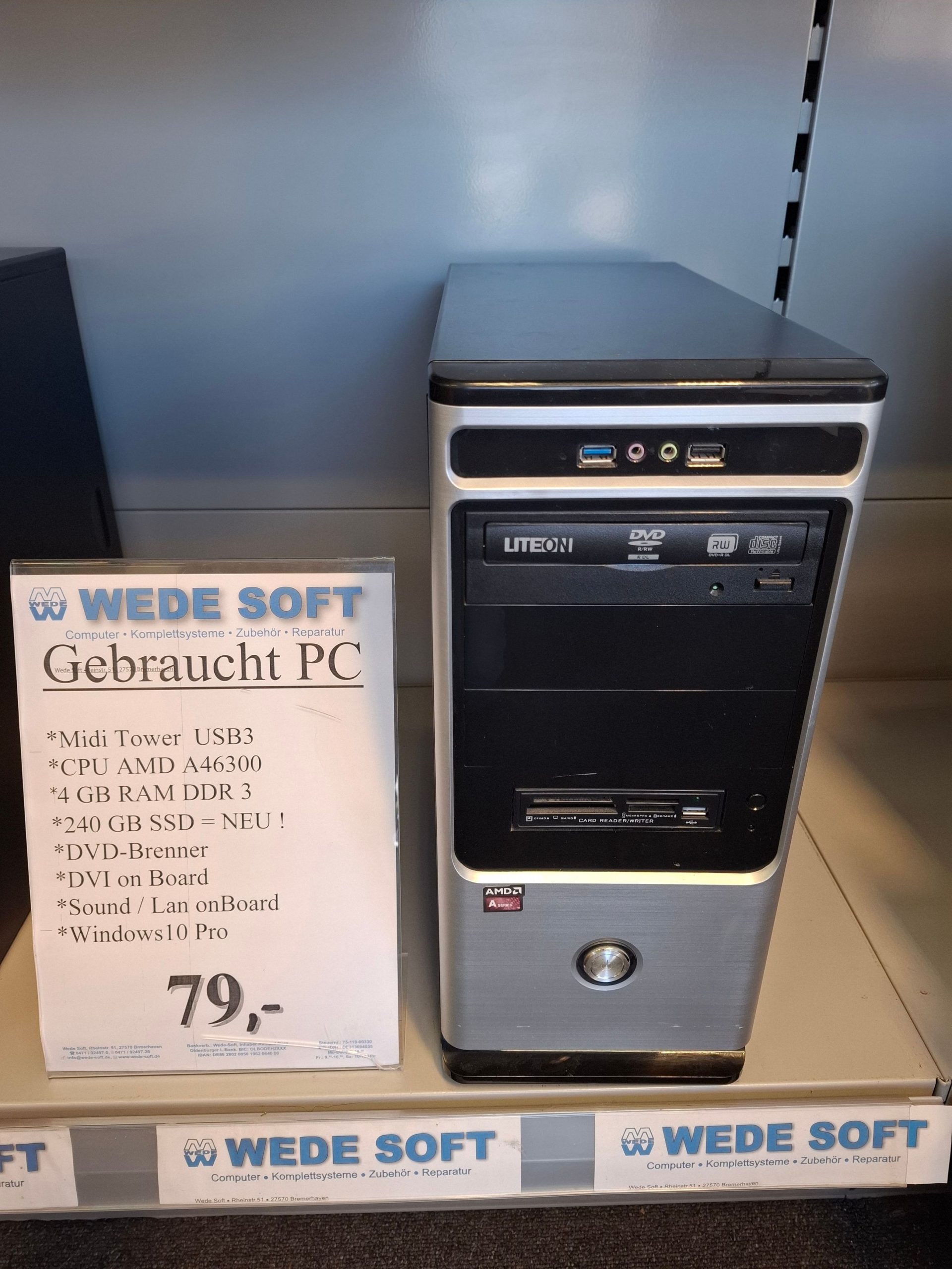 Office PC A46300 (Generalüberholt)